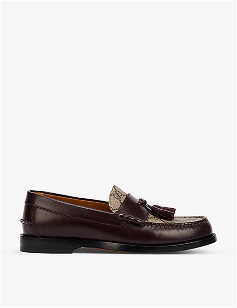 gucci loafers selfridges|gucci men's driving loafers.